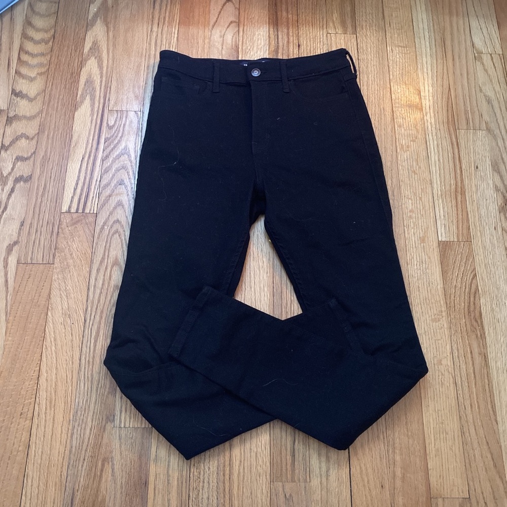 Hollister High Rise Super Skinny Black Jeans